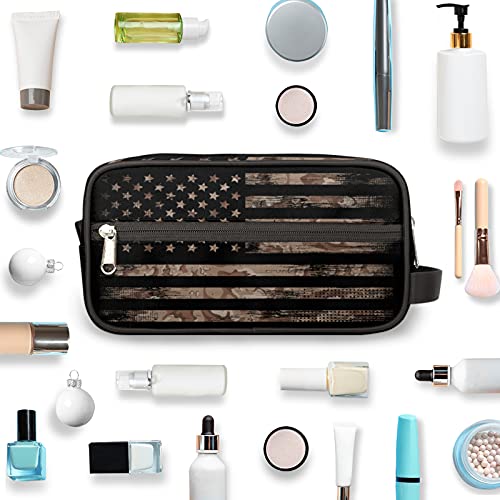 Travel Toiletry Bag for Women Men Vintage Usa American Flag Lightweight Cosmetic Makeup Bag Organizer Waterproof Shaving Bag Dopp Kit with Large Capacity for Toiletries and Shaving Accessories4