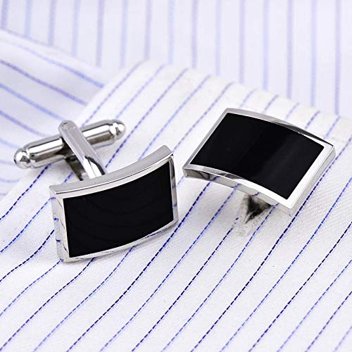 Image of S&W Wedding Cufflinks for Men Cuffs with Gift Box Business for Tuxedo Shirt