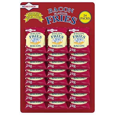 Smiths Bacon Fries Crispy Snacks 24x24g Cover