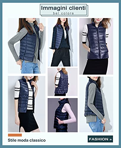 SEASUM Gilet di Piumino Donna Ultraleggeri Giacca