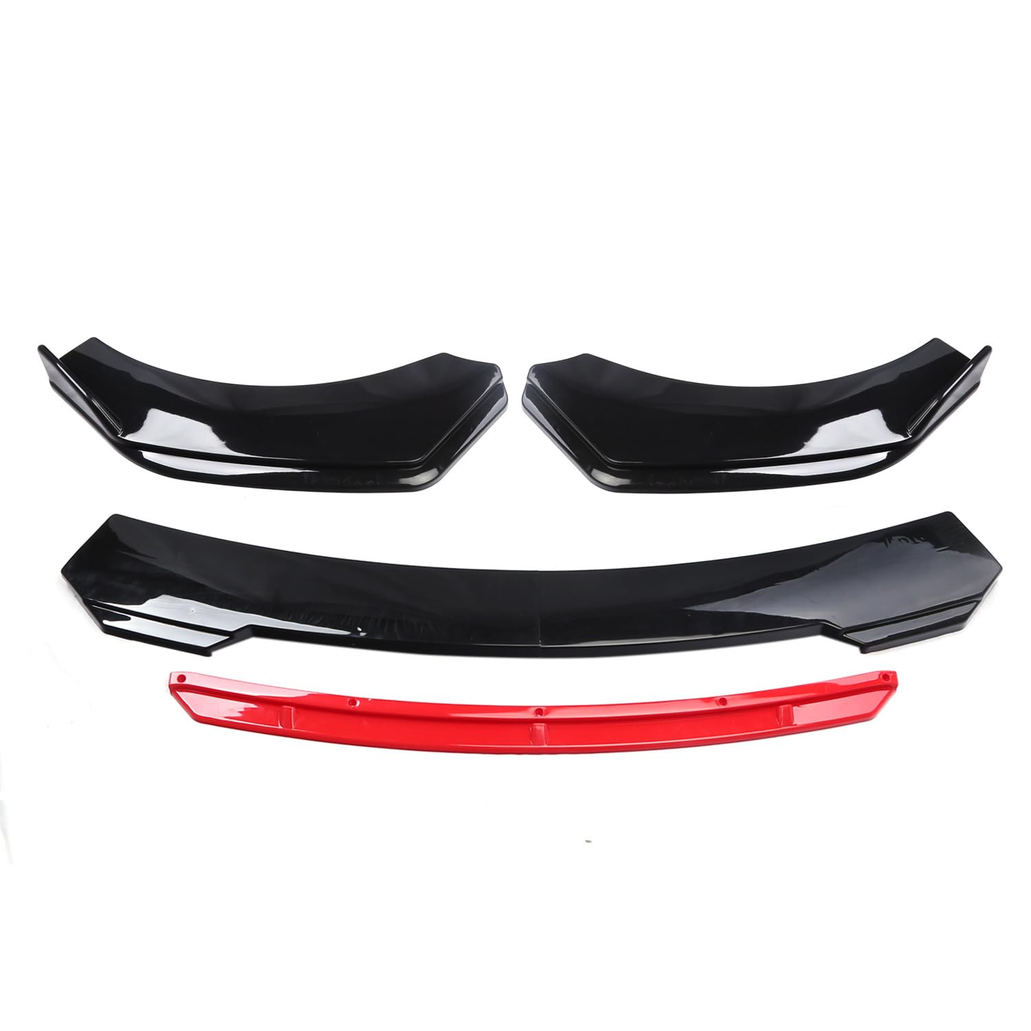 JXZHENG Car Front Lip For Abarth 595 Competizione 2012-2023, Performance Front Bumper Splitter Lip Car Diffuser Body Kit Spoiler Car Front Spoilers,B