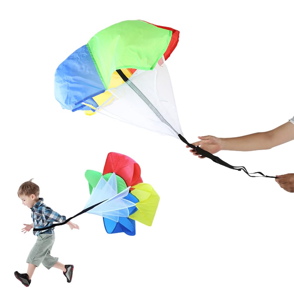 Paracadute da Corsa Per Bambini, Migliora La Velocità Allenamento Resistenza Agilità Ombrello con Cintura Regolabile Per Allenamento All'aperto Pista Calcio Calcio Baseball Tennis Basket Hockey Rugby