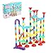 Sipobuy Marmo Corre Piste per Le Biglie Set di Giochi, STEM di Apprendimento Educativo Costruzione di Tubazioni Giocattoli per 4 5 6 7 8 Anni I Ragazzi E Le Ragazze dei Capretti (142pcs)