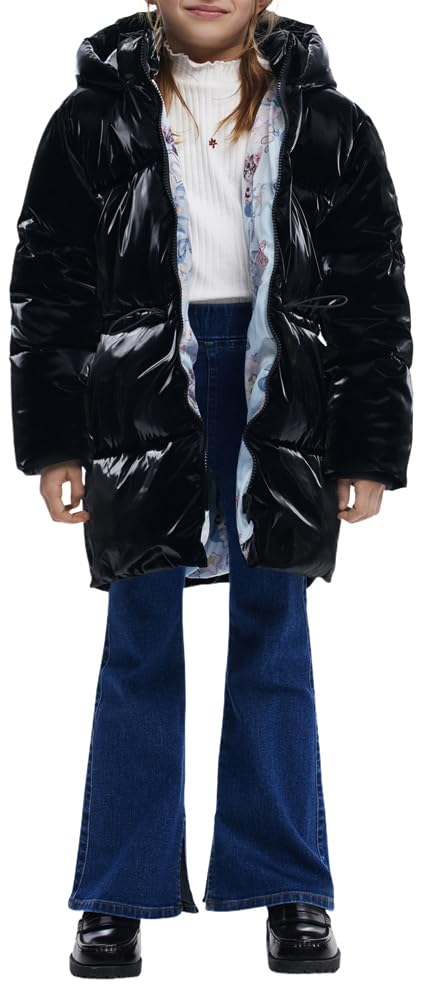 Desigual COAT_CLOUD, 2000 BLACK, 7/​8