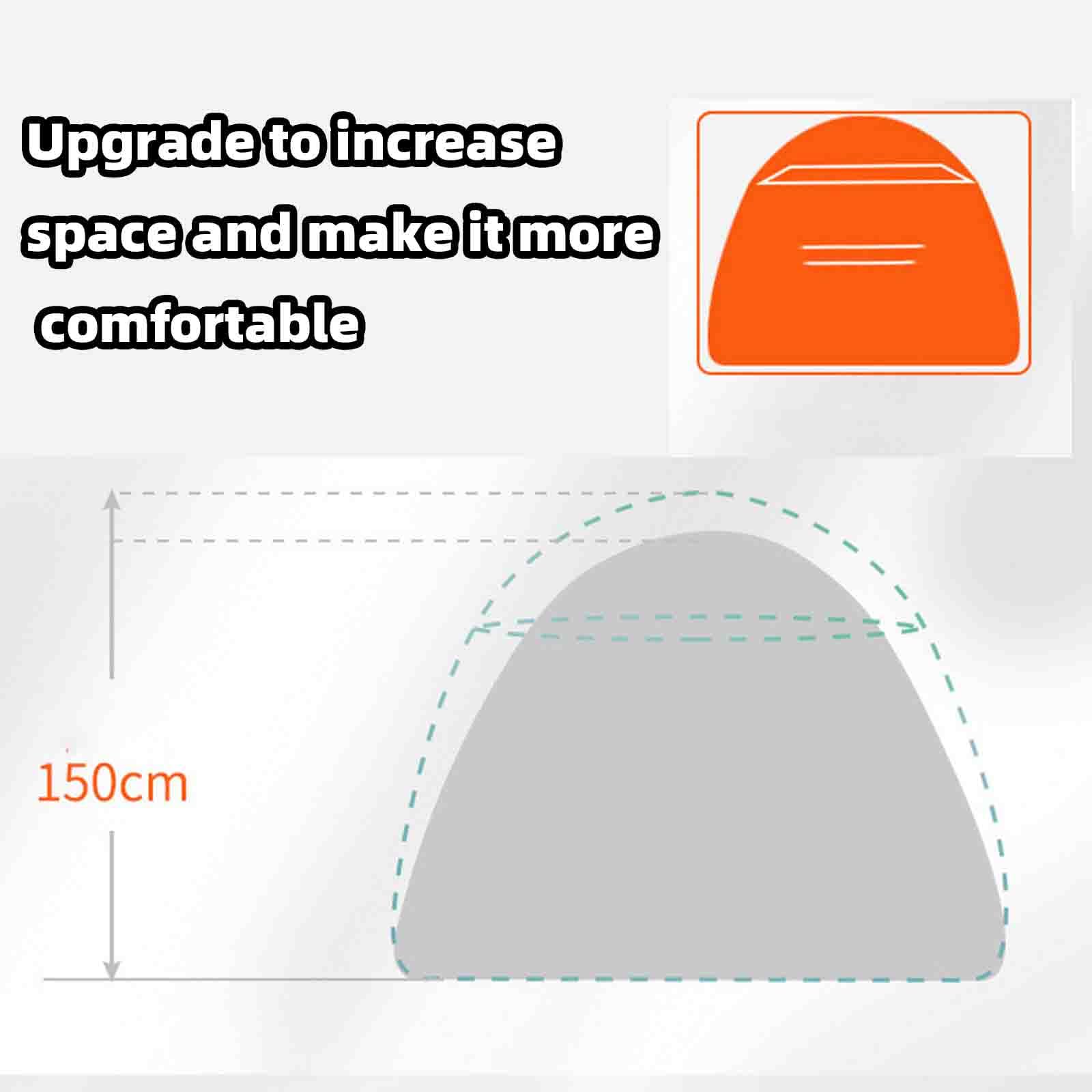 JUSHZ Moskitonetz Reise Doppelbett Reisebett Faltbar Mückennetz Bett Mosquito Net Bettvorhänge Mit Boden DREI Türen Abnehmbar Und Waschbar 170cm Hoch (100cm,pink)