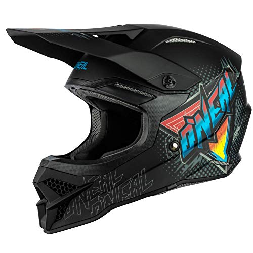 O'Neal Crosshelm 3Series Speedmetal, Schwarz, XS, 0627 Casco Moto MX-Motocross, Unisex Adulto,...