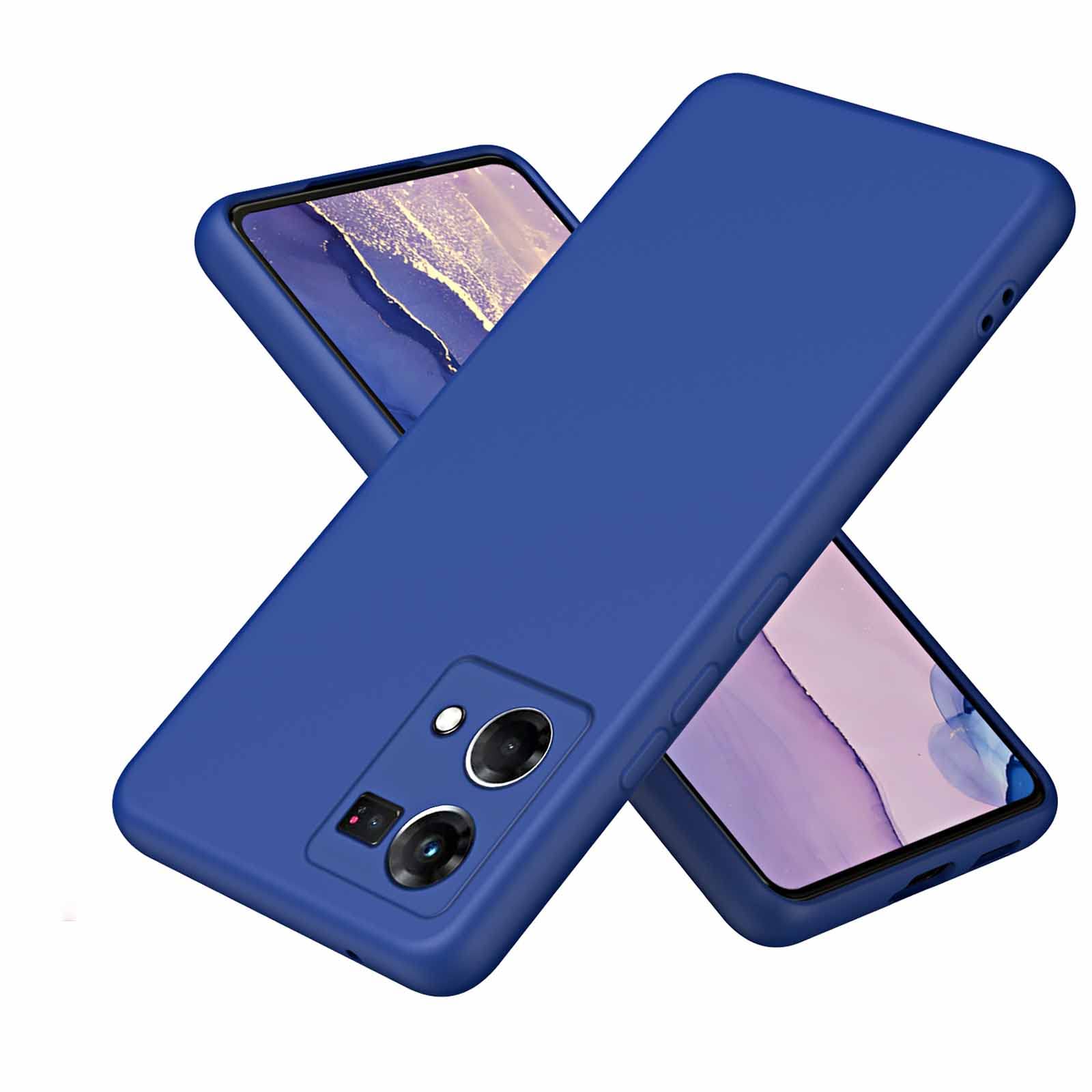 WBWONE Cover Per OPPO A17 4G – Custodia Morbida In Silicone TPU Con Fodera In Tessuto, Colore Viola, Antiurto - 2