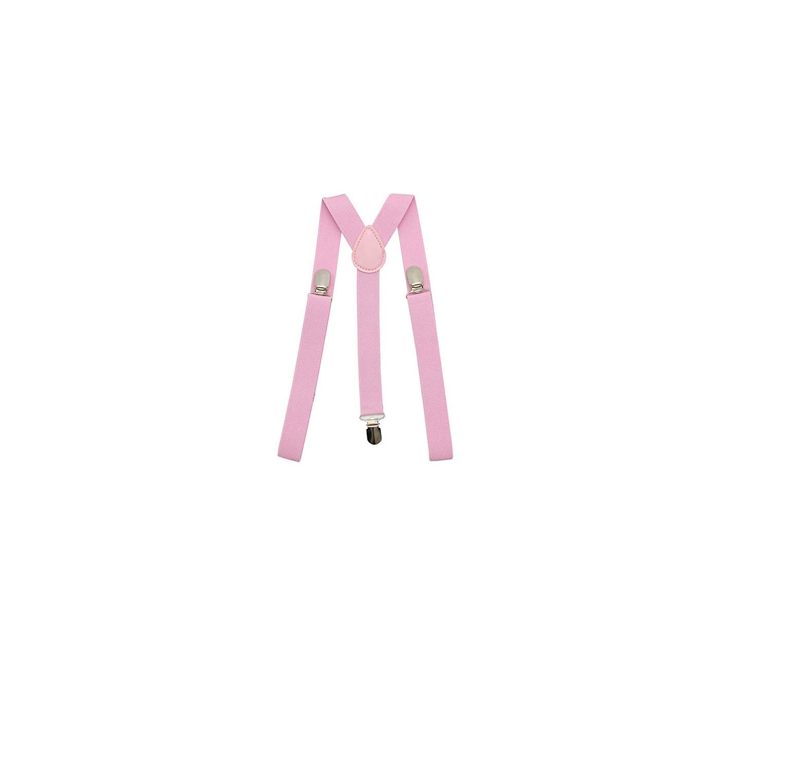 Mytoptrendz Unisex Pink Mytoptrendz® Women's Men's Adjustable Braces For Trousers Suspenders With Metal Clips Y Back ( Light)