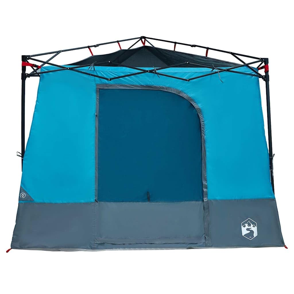 Innenzelt mit Dach aus TAFT Grün x x mit E-Port und Lichtaufhänger für Camping, Outdoor, Garten, Winddicht, leicht, mit Moskitonetz, inklusive Heringe und Tragetasche