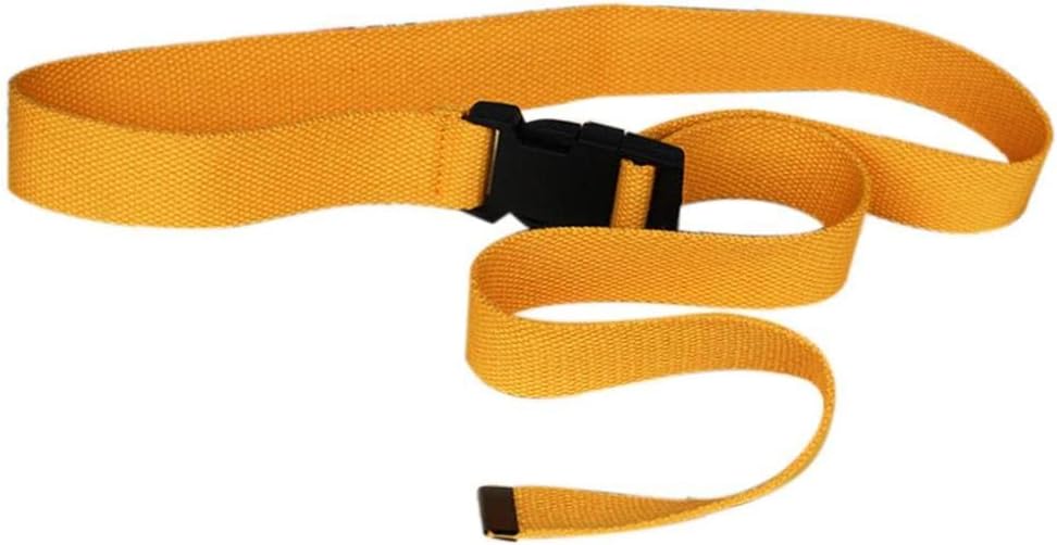 ベルト ナイロン プラスチック製 クイックリリース バックル アウトドア ギア 調整可能 ウェビング ウエスト 1cm 黄色 好評受付中