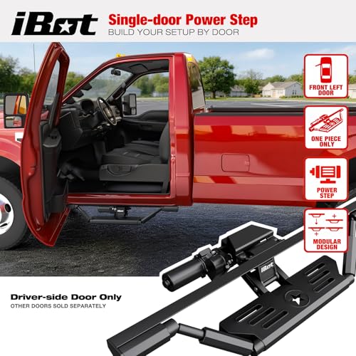 Estribos eléctricos APS iBot para Ford F150 2015-2026 miniatura 2