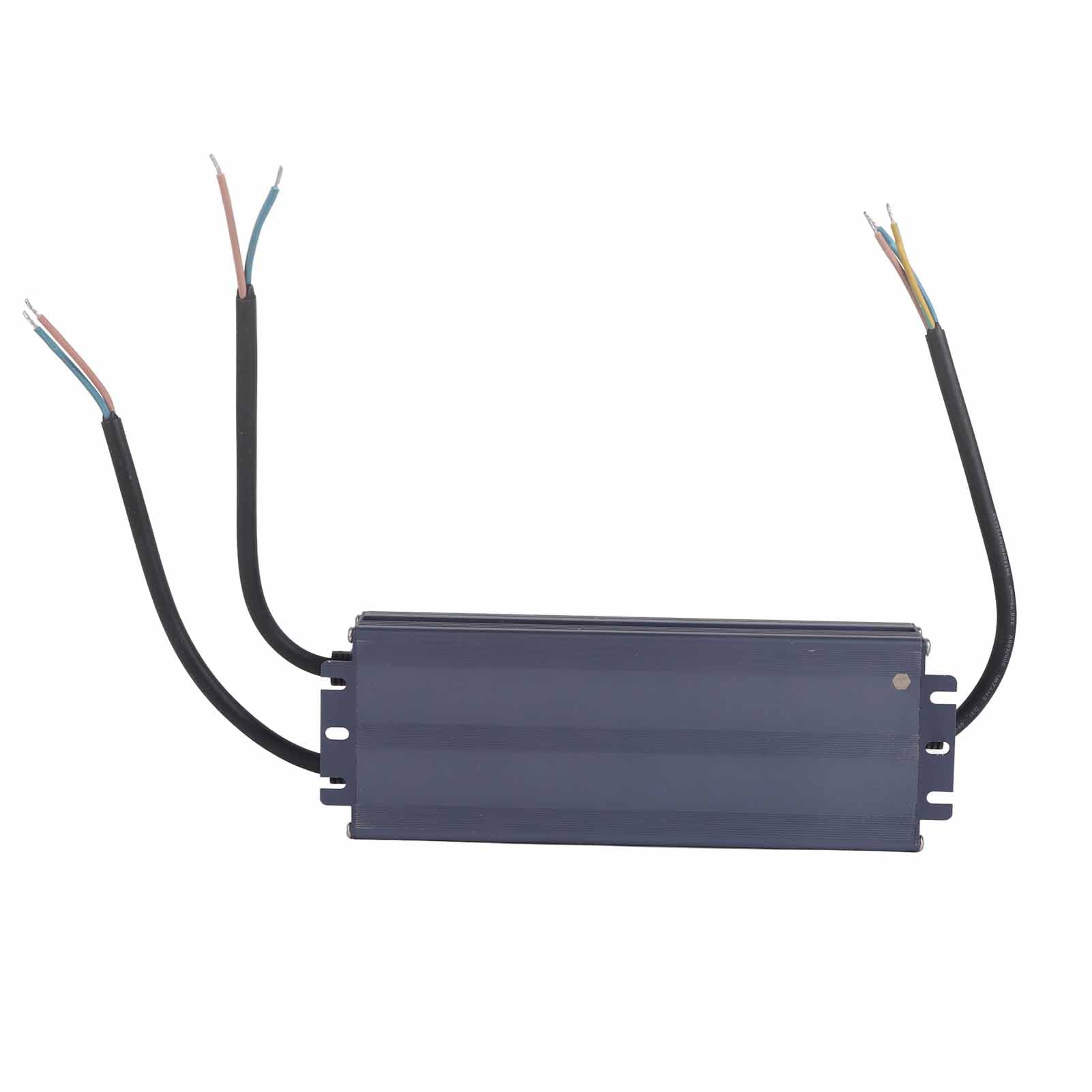 Wodoodporny Zasilacz 200W IP67 o Stałym Napięciu (12 V) | Obudowa ze Stopu Aluminium, Sterownik LED do Pasków i Szyldów, Przewód Zasilający z Rdzeniem Miedzianym, Kamery i Sprzęt