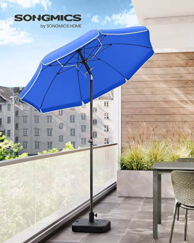 Sonnenschirm für den Strand von SONGMICS mit 160 cm Durchmesser