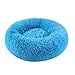 Z-Y Cuccia Rotonda Animali Domestici Letto per canestro Cestino calmante Letto Pet Kennel Gatti casa shag Pelliccia vegana Ciambella Coccole Cat Letto per Piccoli Cani di Grandi Dimensioni