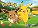 Buffalo Games - Pokemon - Pikachu e Eevee Spring - Puzzle da 100 pezzi