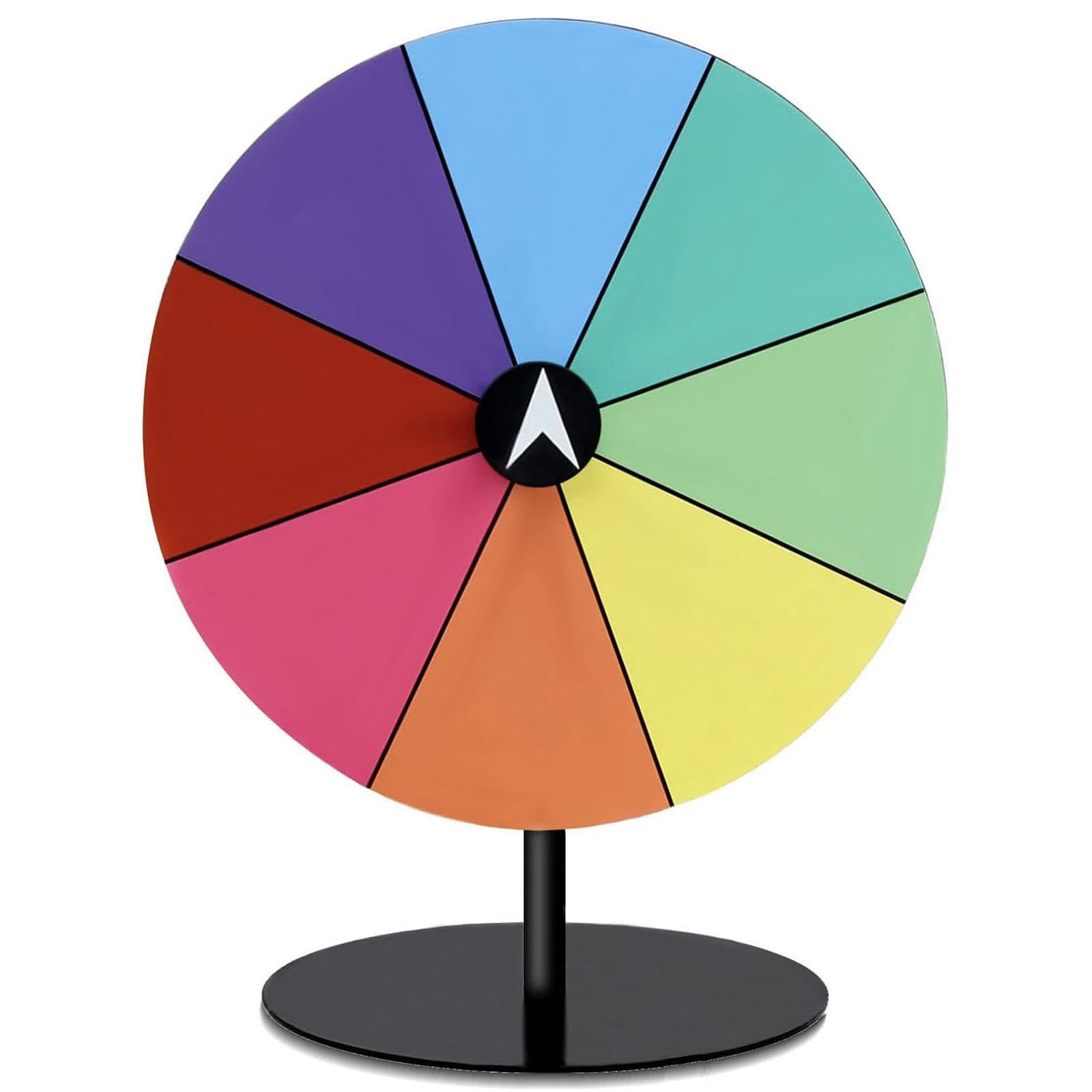 Tachiuwa Tabletop Prize Turntable Roulette Wheel with Stable Base, Prize Turntable, Game Turntable, for Interactive Game Gatherings