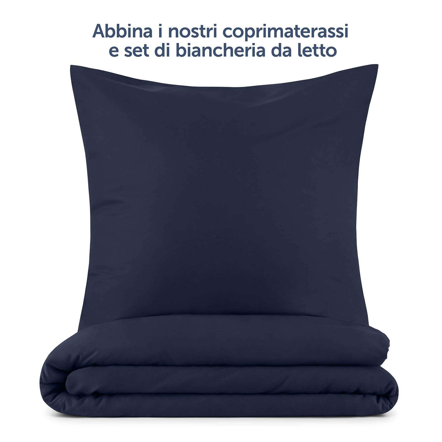 Blumtal Federe Cuscini Divano 50x50 cm - Set di Copricuscini per Divani in Microfibra a 2 Pezzi con Chiusura a Zip, certificati Oeko-Tex, extra morbidi e lavabili - Blu Oceano