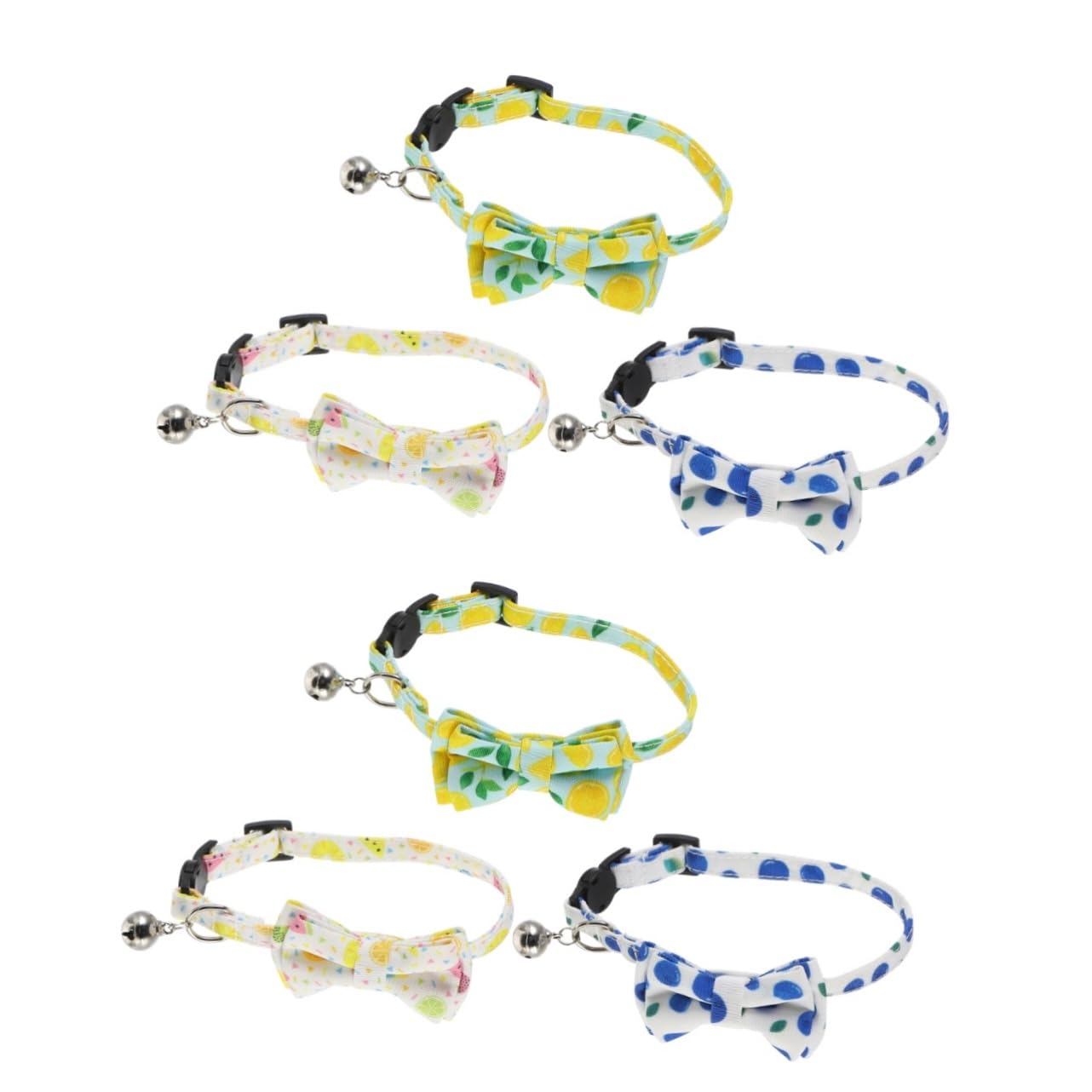 Collar para gatos y perros Milisten con pajaritas frutales para celebrar la alegría de tu mascota