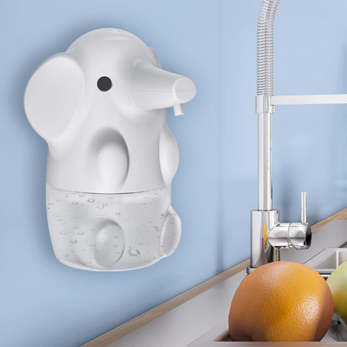 Dispensador Automático de Jabón 250ml, Abs y PP, para Baño