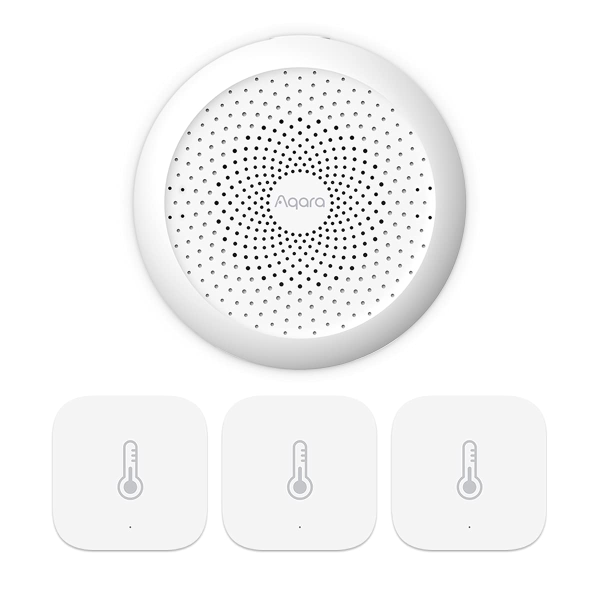 Aqara Smart Hub M1S Plus 3 Aqara Temperature and Humidity Sensor, Zigbee Connection, For Remote Moni