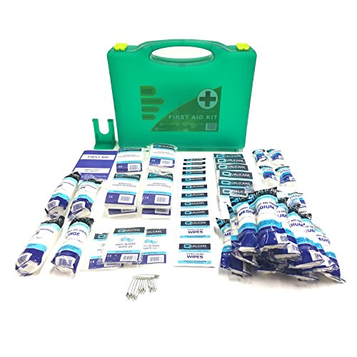 QUALICARE PREMIERS SECOURS CONFORME QUALITÉ PREMIER 1-50 DE PERSONNE GRAND TRAVAIL ESSENTIEL TROUSSE DE PREMIER SECOURS Trousse de Soins Boite de Secours Trousse Pharmacie Entreprise
