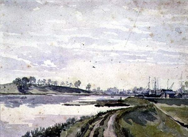 Image imprimer Le Deben Woodbridge Suffolk habiller un grand mur vide salon