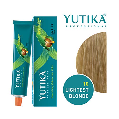 Image of Yutika Professional Creme Hair Color 100g - Lightest Blonde 10.0