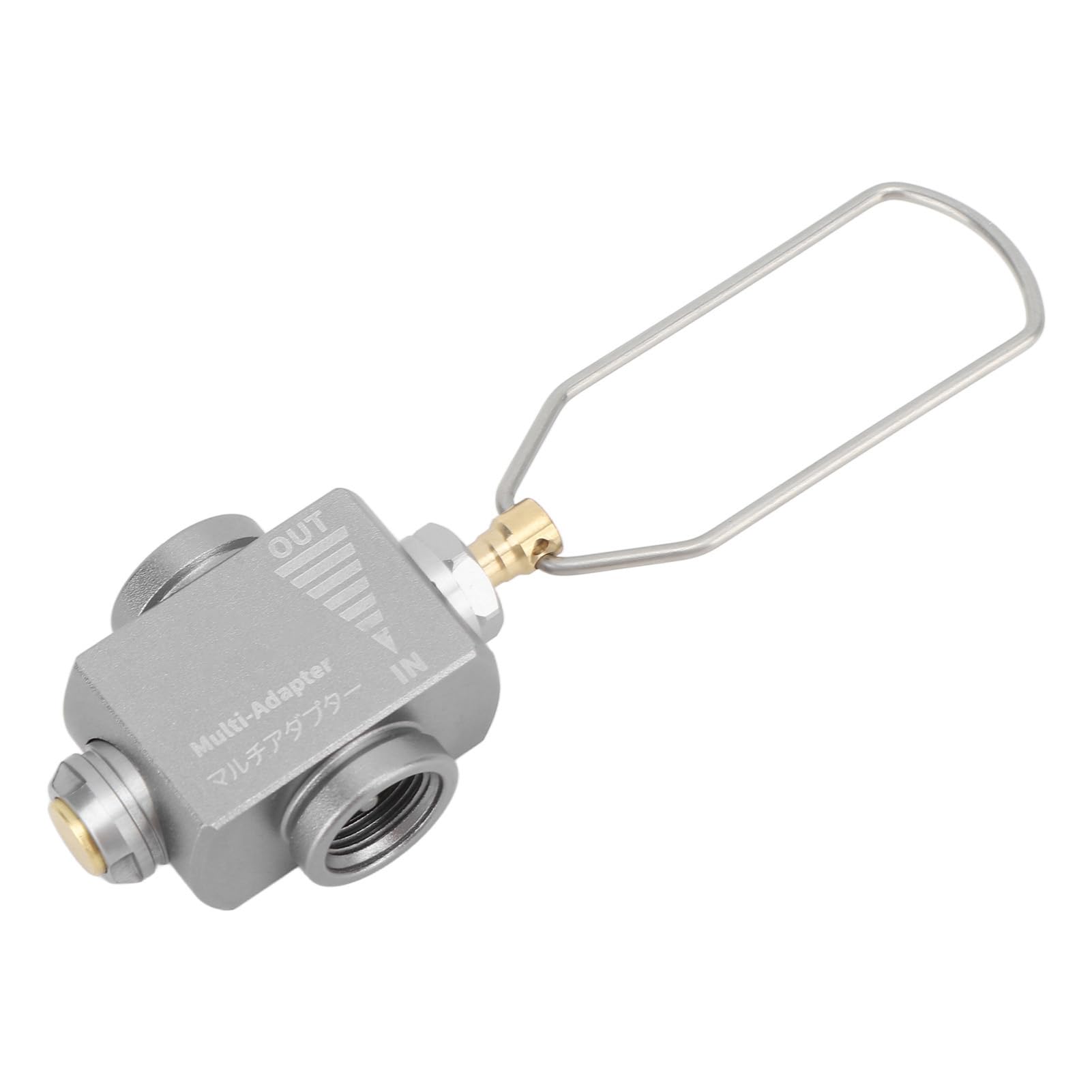 Z15 Gas Canister Refill Adapter, Adaptateur de Recharge de Gaz Portable Valve à Vent pour Camping Randonnée Pêche Activités Extérieures