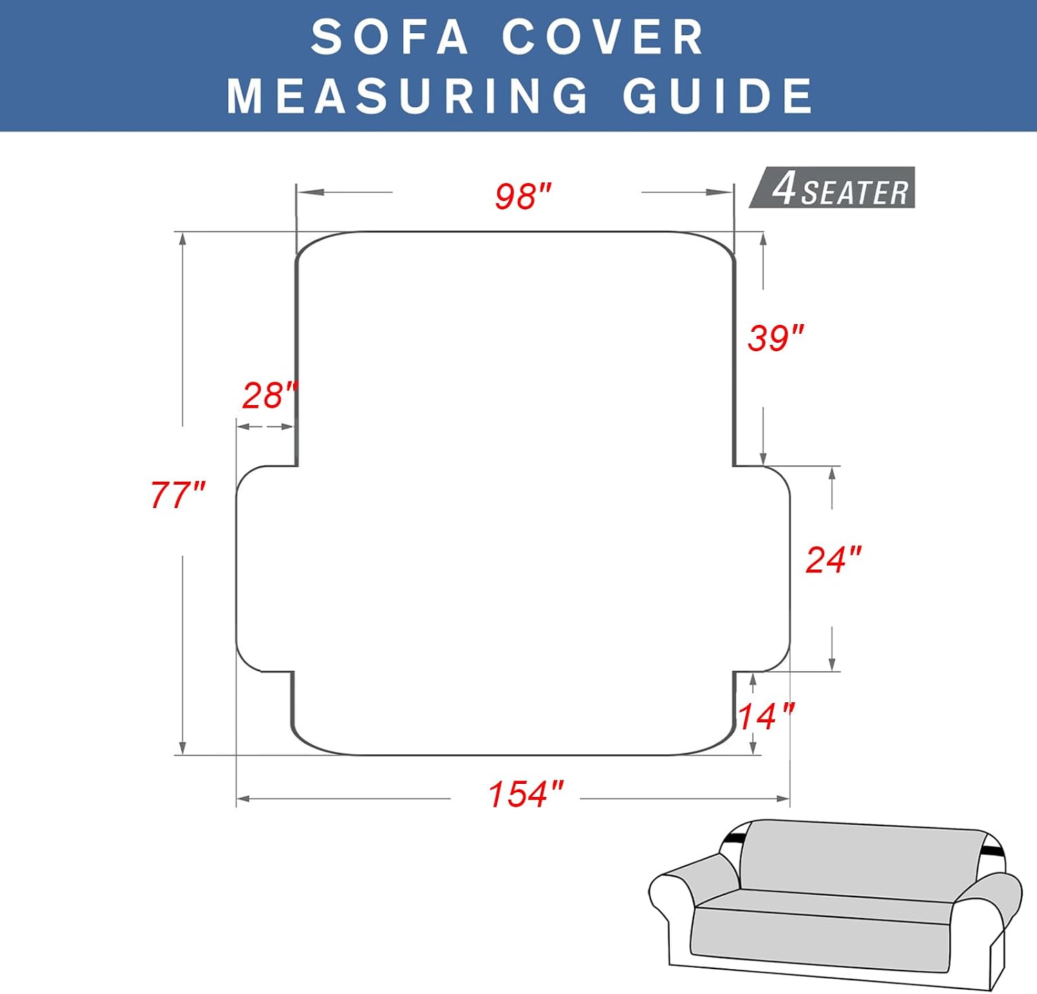 Double-Sided Water Repellent Couch Cover 4 Seater Sofa Slipcover with Elastic Straps Reversible Quilted Washable Furniture Protector Sofa Covers for Pets Kids (Khaki,4 Seater Sofa)