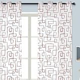 Zoom IMG-2 tende fantasia geometrica coppia 280x140