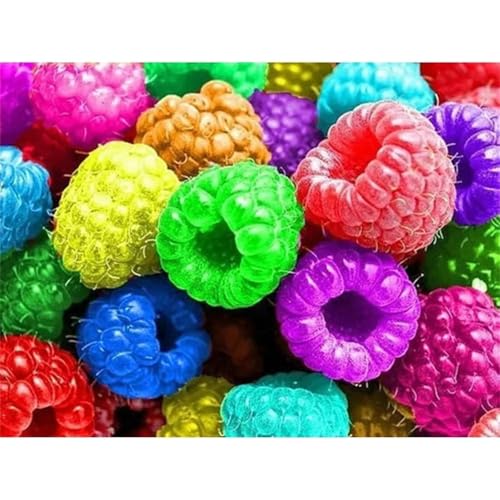 Kit complet de broderie diamant 5D fruits colorés 80x100cm pour mosaïque adulte