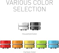 Vista 8 de ODISTAR Aspiradora de mostrador, mini barredora de polvo de mesa con temporizador digital, resistencia de hasta 400 minutos, rotación de 360º