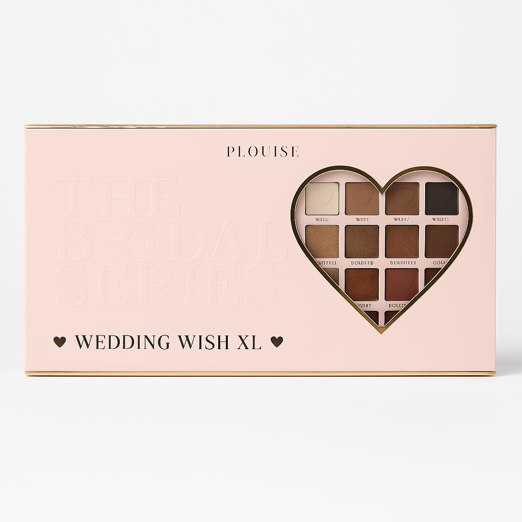beautyenzo wedding xl palette Eyeshadow Palette Matte and Shimmer Finishes, Includes Black Eyeshadow - Complete Eye Shadow Palette Set, Blender Jar-image-17