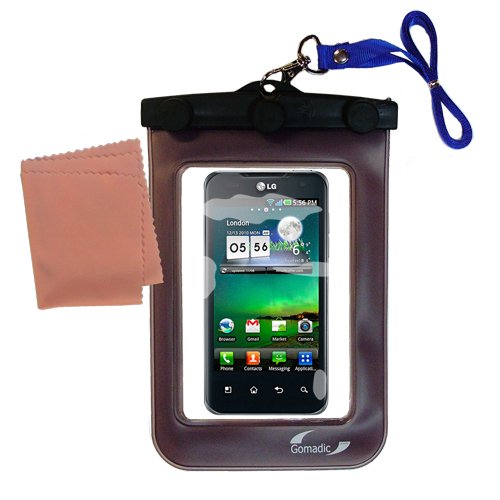 Gomadic Outdoor Waterproof Carrying case Suitable for The LG Tegra 2 to use Underwater - Keeps Device Clean and Dry