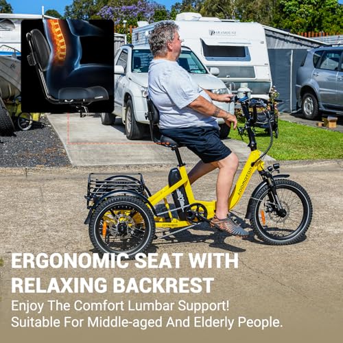 ADDMOTOR CITYTRI Electric Tricycle for Adults, 750W 90MI