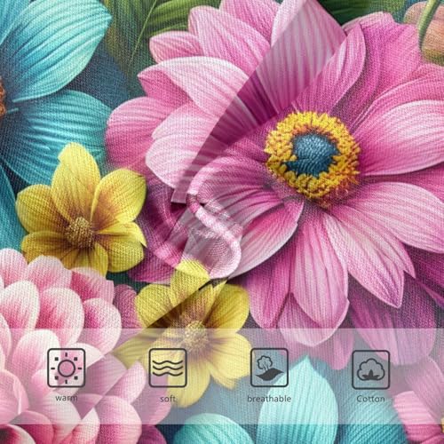 Floral Bright Garden Colorful Panties for Girl Toddler Girls Underwear Cotton Fancy Briefs Undies Kids 2t3