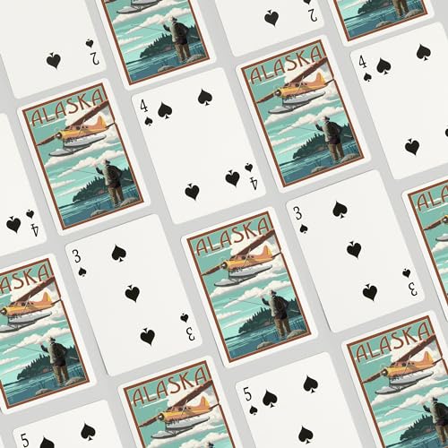 Baraja Poker Alaska, Pintura, 52 Cartas para Adultos miniatura 4