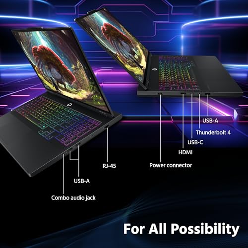 Image of Lenovo 2025 Gaming Laptop | Legion 5 | Intel 24-Core i9-14900HX | NVIDIA GeForce RTX 5070 | 16GB DDR5 | 1TB SSD | 15.1 inch 2560x1600 165Hz | Win11 Home - Wi-Fi 7 - BT 5.4 - RGB Backlit KB - Eclipse Black