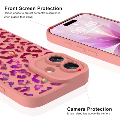 Image of ZIYE for iPhone 17 Case Gradient Leopard Pattern Phone Case