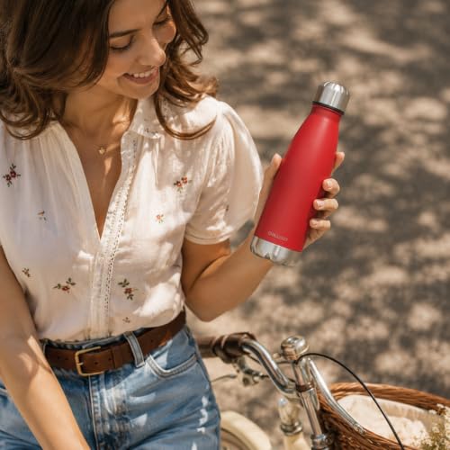 Image of CHILLOUT LIFE 17oz Insulated Stainless Steel Water Bottle, Leak Proof
