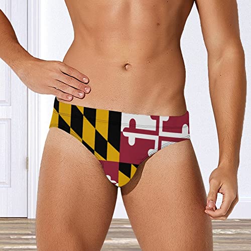 Men's Swimwear Netherlands Flag Briefs Swim Trunk Triangle Thong Bikini Swimsuit3