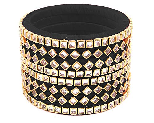 Silk Dori Bangle Set Pack of 8 Size-2/10