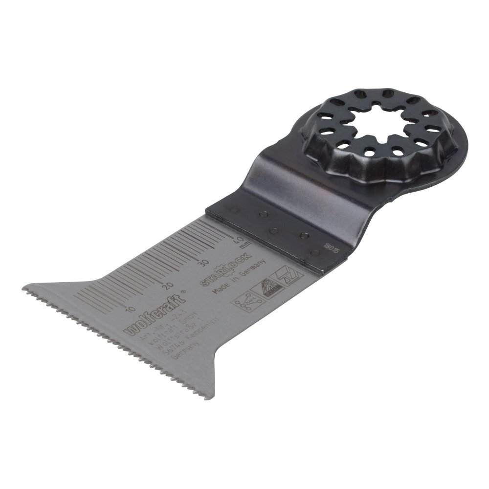 wolfcraft 4243000 - Hoja de sierra de inmersión "Expert", BiM, recto, para madera con clavos, metales no férreos, las planchas de placa de yeso