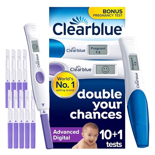 Clearblue Advanced Digital Ovulation Tests & Pregnancy Test Combo 10+1