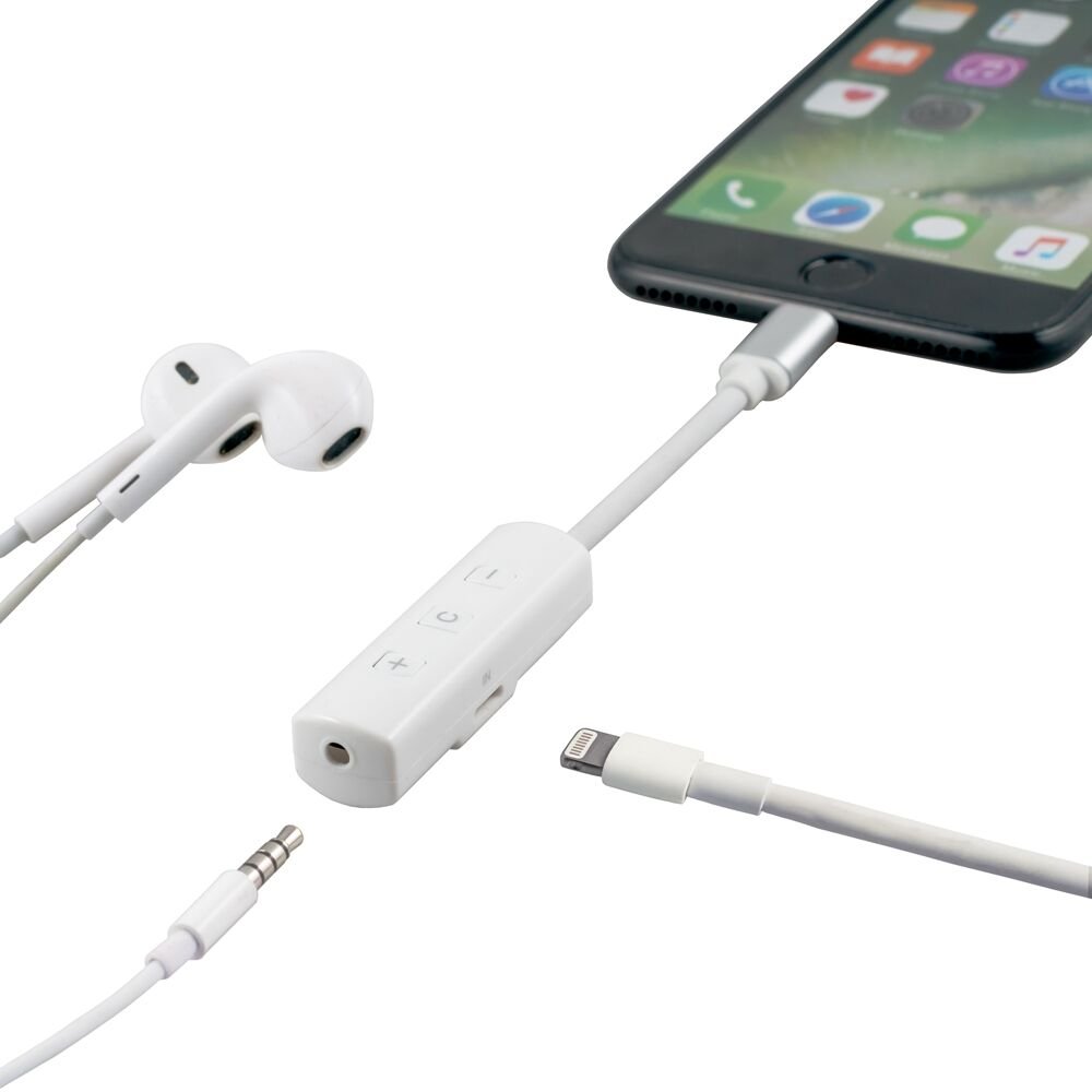 【 MFI certificado 】 Foval iPhone 7 adaptador de Audio, iPhone 7 Plus adaptador 2 en 1 Lightning adaptador – de carga y escucha, Lightning a 3,5 mm para auriculares