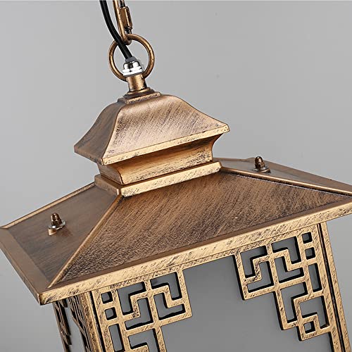 Lanterne suspendue E27 MOCHAMIK design chic pour porche et terrasse - 6