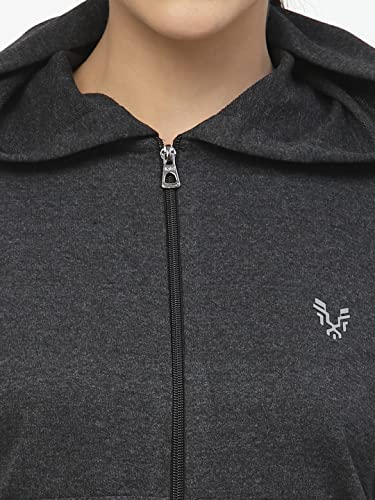 Image of UZARUS Women's Cotton Anthra Sweatshirt Hoodie