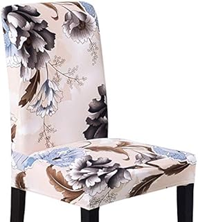 XNN Modern Stretch Dining Chair Covers Removable Washable Spandex Slipcovers for High Chairs