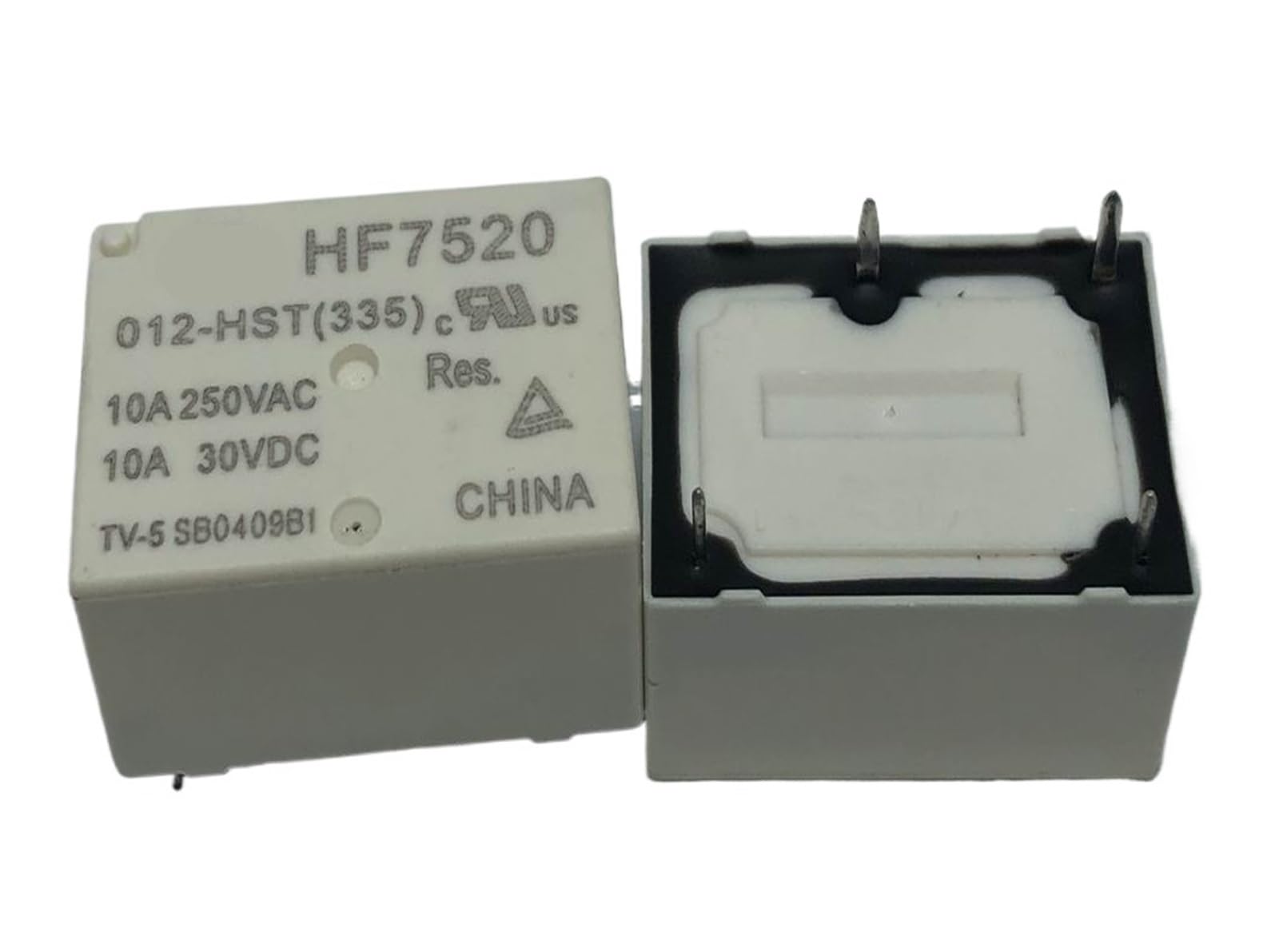 YZWRWRMKTB 1pc HF7520 012-HST(335) (7520A-12V/24V-16A) Relay 4pins