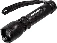 Guepardo, Lanterna Tática Attack Recarregável de 140 lúmens, Possui 1 LED Cree de 3w, 3 Modos de Iluminação, Alcance de Iluminação de Até 150, Gera Até 8 Horas de Iluminação, Ajuste de Foco, Preto